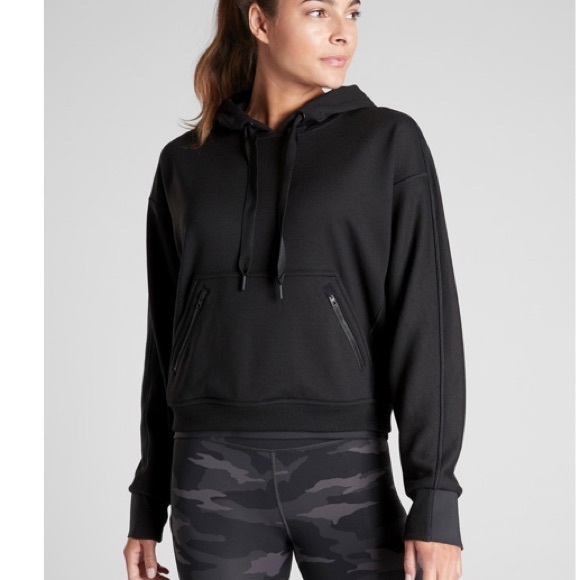 Host Pick !! Athleta black recover hoodie. NWTs - Picture 6 of 14